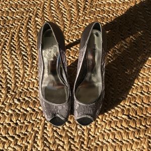 Style & Co Shoes - Grey lace heels Style & Co Shoes - Grey lace heels